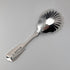 1873 British antique sterling silver tea caddy spoon 20.7g Josiah Williams